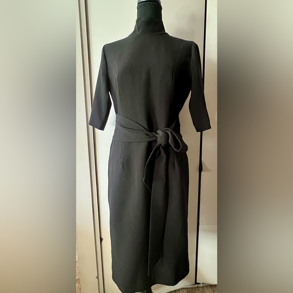 TOCCIN Mock Neck Sheath (pic in Navy but item is Black) - Picture 3 of 10